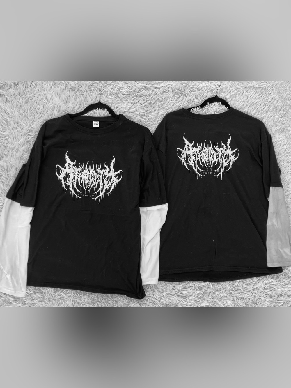 Gothic Duo NSR Atrocity Layered Shirts
